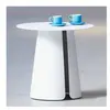 Jan Kurtz 493415 Table, métal, Blanc, 50 x 46 cm