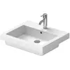 Duravit Vero Vasque à encastrer 550x465x180 mm, avec un trou pour robi...