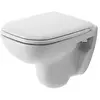 Duravit, Cuvette toilettes + bidet, Toilettes à encastrer D-Code compa...