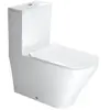 Duravit, Abattant WC, Combiné WC au sol DURASTYLE profond, 370x700mm, ...