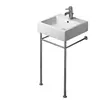 Duravit Vero metalen onderstel voor wastafel 50 cm Chroom