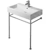Duravit, Meuble sous-lavabo, Console métallique VERO, hauteur réglable...