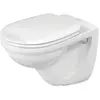 Duravit, Cuvette toilettes + bidet, WC suspendu Basic