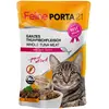 6x100g Feline Porta 21, thon, surimi - Pâtée pour chat