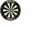 Bull's Dartbord - UnisexKinderen en volwassenenCONVERT-- - zwart/wit/groen/rood