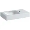 Geberit, Lavabo, Keramag / lavabo iCon 53 cm tablette à droite blanc a...