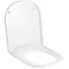 Geberit, Abattant WC, Siège WC RENOVA PLAN charnières inox blanc