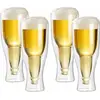 INFACTORY 4 verres à bière à double paroi - 20 cl