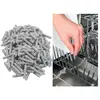 SICHLER HAUSHALTSGERATE 200 capuchons pour panier de lave-vaisselle, coloris gris