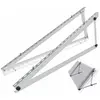 REVOLT Support réglable en aluminium pour panneau solaire jusqu’à 118 cm de largeur