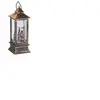 Infactory Lanterne LED sans fil à neige tourbillonnante et Père Noël