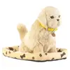 Infactory Chien en peluche avec détecteur de mouvement et de contact