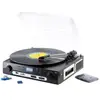Tourne-disque lecteur cassette USB & enregistreur MP3