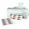 20 feuilles A4 autocollantes blanches