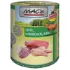 6x400g MAC's canard, lapin, boeuf - Pâtée pour chat