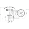 FEBI BILSTEIN Soufflet à air, suspension pneumatique (Ref: 49198)