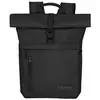 travelite Sac à dos noir pour femme et homme - Basic Rollup Backpack 269175