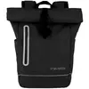 travelite Unisex Basics Sac à dos enroulable Motif avion, Noir, 48 cm,...