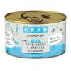 6x200g Grau menu gourmand sans céréales dinde, saumon, maquereau - Pâtée pour chat