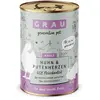 Grau menu gourmand sans céréales 6 x 400 g pour chat - poulet, coeurs ...