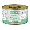 Grau menu gourmand sans céréales 6 x 200 g pour chat - dinde, agneau
