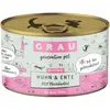12x200g Grau menu gourmand Kitten poulet, canard - Pâtée pour chat
