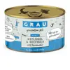 Grau kat natvoer gevogelte en zeevis 6x 200gr.