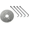 SLV Fixation Béton Pour Borne Et Luminaire Pour Socle