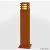 SLV buiten sokkellamp Rusty Square 70 - led - geroest staal