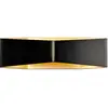 SLV Wandlamp Cariso WL-4 zwart met goud - 151740