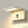 SLV ANGOLUX SENSOR WL LED Outdoor Wandaufbauleuchte, IP44, weiß, 3000K (1001970)