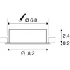 SLV, Applique + plafonnier, 1007368 NEW TRIA 68, Plafonnier encastré r...