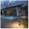 SLV Lampadaire QUADRULO/éclairage extérieur LED pour chemins, murs, entrées, lampe de jardin d'extérieur / IP55 3000 K 7 W 340 lm Anthracite