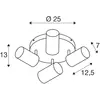 SLV, Applique + plafonnier, Asto Tube (GU10)