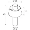 SLV, Éclairage d'extérieur, Lampadaire (E27, IP55)