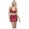 Cottelli PARTY   Crop Top & Mini Rok Set   Rood