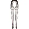 Cottelli Collection   Hold Up Kousen met Open Kruis voor Gemakkelijk T...
