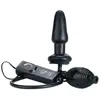 You2Toys   Fanny Hill Opblaasbare Buttplug met Vibrator voor Hem en Haar 12 cm   Zwart
