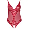 Cottelli Collection Body Met Open Kruisje - Rood