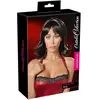 You2Toys Pruik Halflang Stijl Zwart Met Pony
