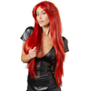 Wigged Love Perruque Miranda Rouges Longs Cheveux Lisses