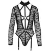 Cottelli Collection Body met Bandjes - Zwart