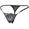 Cottelli Collection Sexy String Met Strass Steentjes En Open Kruisje