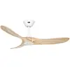 Casafan - Ventilateur de plafond Eco Genuino dc 122 Blanc & Bois