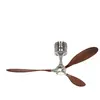 Certeo - Ventilateur de plafond Helico Paddel Noyer avec lumière