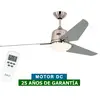 CasaFan ECO AVIATOS 132 BN-SL Ventilateur à lame domestique 31W Chrome
