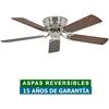Ventilateur de plafond, Classic Flat, 132 Cm, Ultra plat, silencieux, ...