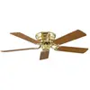 Casafan - Ventilateur de plafond Classic Flat iii Laiton poli 132