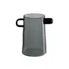 Vase Rayu en verre H17cm - Asa - Gris -