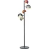 Kare Lampe, Grau, Rot, Orange, grün, 25.5 x 40 x 200 cm